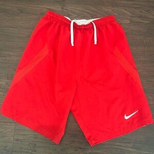Nike Kids Red Sports Shorts